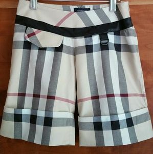 Authentic Burberry girls shorts size 8
